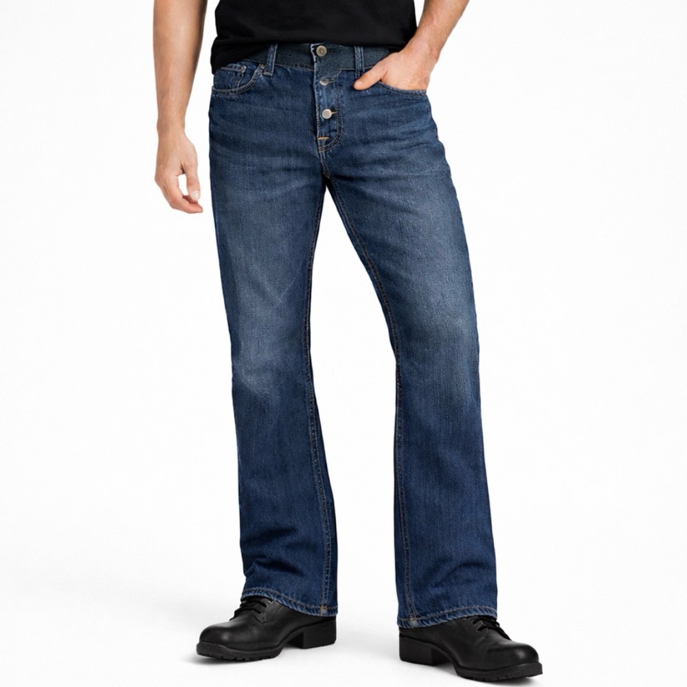 Ted Baker Men’s The Well Kneaded Bootcut Jeans Size 32 (Fits 30x33)